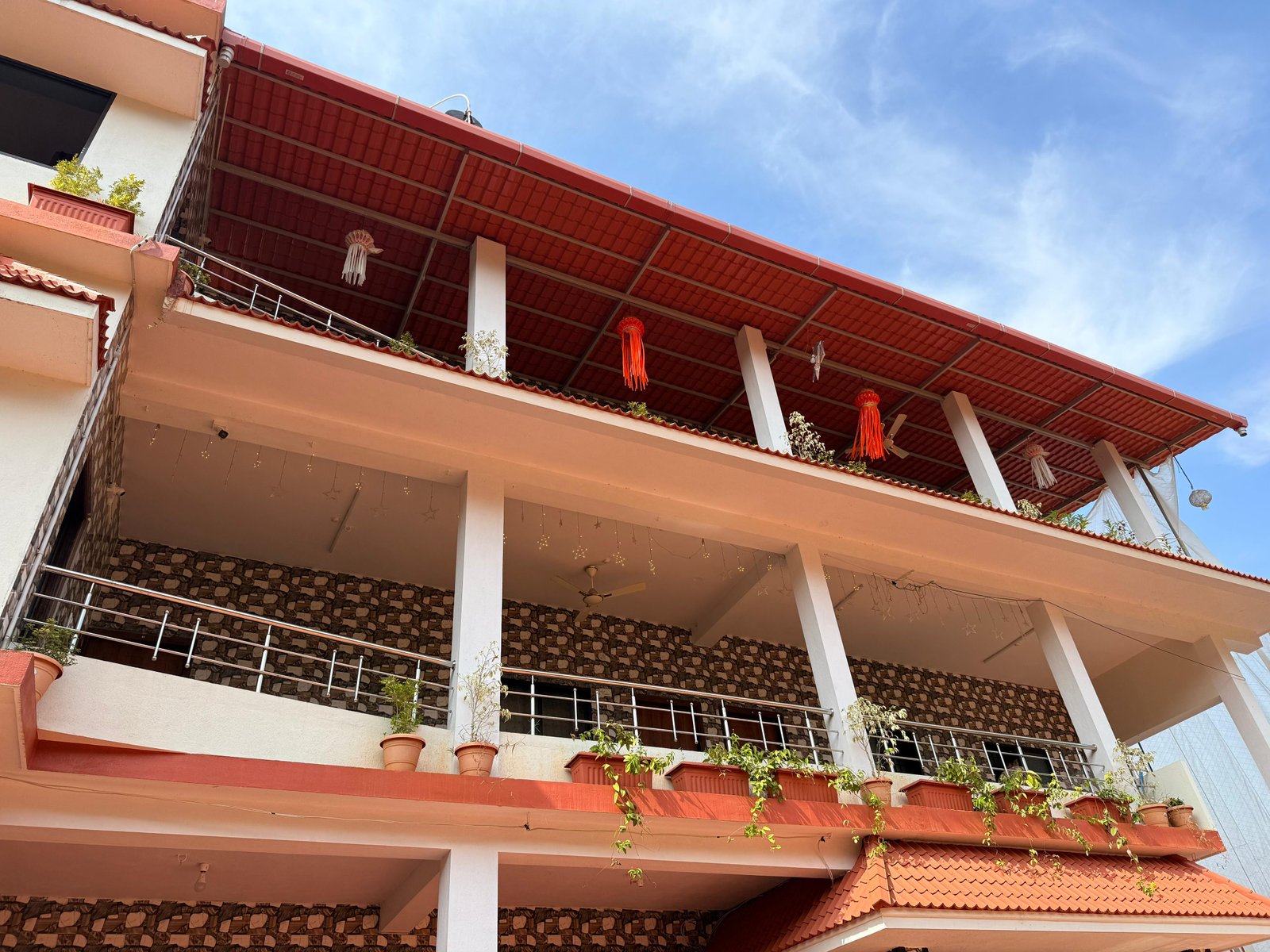 Lush Garden View at Lopez Paradise Homestay in Honnavar